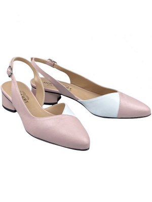 Босоножки Donna Soft 0700 nappa/rosa/bianco