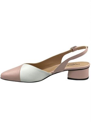 Босоножки Donna Soft 0700 nappa/rosa/bianco