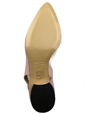 Босоножки Donna Soft 0700 nappa/rosa/bianco