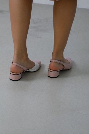 Босоножки Donna Soft 0700 nappa/rosa/bianco