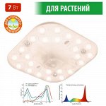 Фитосветильник для растений светодиодный, для подключения к сети 220В. Спектр для фотосинтеза. Угол 150 градусов. ULZ-P10-7W/SPFR IP40