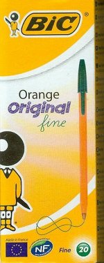 Ручка шар. BIC Orange, зелёная, 0,8мм 1199110113