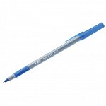 Ручка шариковая Round Stic Exact, синяя, 0,7мм, грип BIC 918543