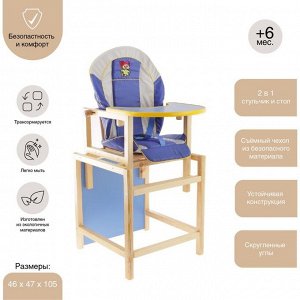 Стульчик для кормления «Кузя», трансформер