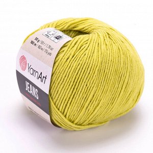 Пряжа для вязания YarnArt Jeans цвет №29 жёлтый