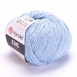Пряжа для вязания YarnArt Jeans цвет №75 светло-голубой