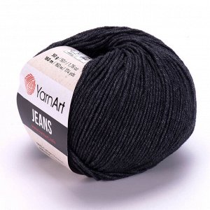 Пряжа для вязания YarnArt Jeans цвет №28 антрацит