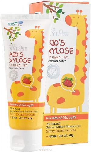 Зубная паста 'Hanil' с экстрактом клубники для детей 'XYLOSE KID'S Xylose Strawberry'60гр