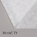 Материал укрывной, 10 ? 2,1 м, плотность 30 г/м?, белый, с УФ - стабилизатором, Greengo, Эконом 20%