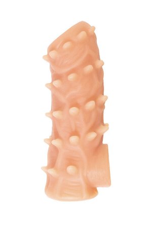 Насадка на пенис Kokos NS 006 L с шипами L 14 cм, Ø 4,4 см