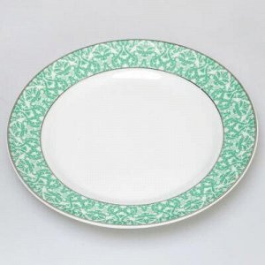 Набор тарелок фарфоровых "Бирюза" 18 предметов, форма "Идиллия" (Беларусь)
