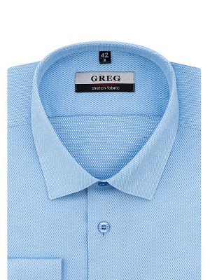 Сорочка мужская длинный рукав GREG 203/238/51006/ZV STRETCH