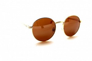 Солнцезащитные очки 2019- ЛЮКC 7903 золото коричневый