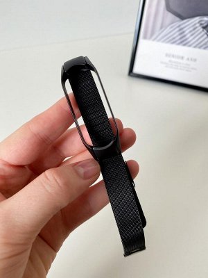 Металлический ремешок для фитнес-браслета Xiaomi Mi Band 5/6 миланская петля