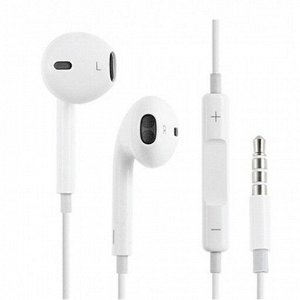 Проводные наушники Premium M3, Jack 3.5mm, 1.2 м, белый, контроллер с микрофоном