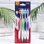 Зубная щётка Rendal Classic, средней жёсткости, 4 шт.