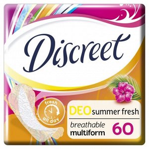 Ежедневные пpokлaдku Discreet Deo Summer Fresh Multiform, 60 шт.