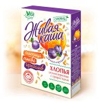 Живая каша Vita ПШЕНИЦА, ТЫКВА,ЧЕРНОСЛИВ. Хлопья цельнозерновые с проростками. Без сахара.