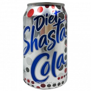 Газированный напиток Кола без сахара Shasta Diet Cola 355ml