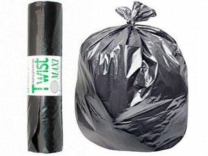 Мешки для мусора 120лит TWIST MAXI 10шт 750*930*0,035