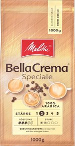 Melitta Кофе нат. жар. &quot;БеллаКрема Специале&quot; в зернах 1000 гр.