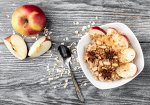 Живая каша Vita ОВЕС. ЯБЛОКО С КОРИЦЕЙ. Хлопья цельнозерновые с проростками.