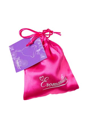 Гигиеническая менструальная чаша Eromantica, силикон, фиолетовая, S