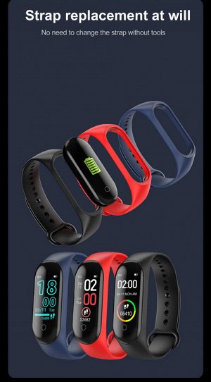Фитнес браслетСмарт браслет M4 умный браслет Smart Band