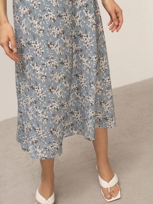Юбка а-силуэта с цветочным принтом S912/susana