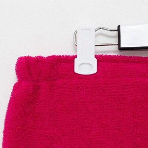Набор для сауны Экономь и Я:полотенце-парео 68*150см + чалма,цв.ярко-розовый,100%хл,320 г/м2