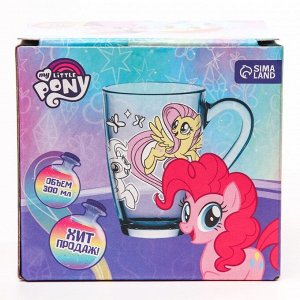 Hasbro Роспись стеклянной кружки &quot;Отличный день&quot;, My Little Pony 300 мл