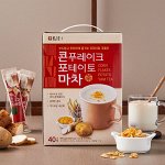 Чай из сладкого картофеля и ямса с кукурузными хлопьями