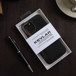 Премиальный чехол K-DOO Kevlar ультратонкий 0,65 mm для iPhone 11 Pro Черный