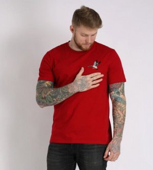 Футболка Т.-красный
Свободная мужская футболка с круглым вырезом горловины (вышивка "Селезень").
Состав: 92% Cotton, 8% Elastane