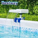 Водопад для бассейна с цветной LED-подсветкой Bestway