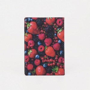 Обложка для паспорта, цвет разноцветный, «Ягоды»