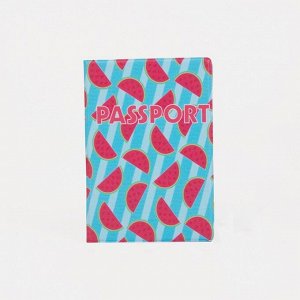 Обложка для паспорта, цвет голубой 4922488