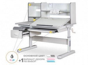 Детская растущая парта Mealux Evo Florida Multicolor