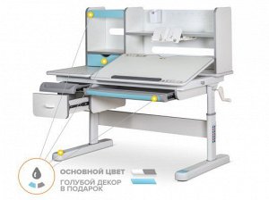 Детская растущая парта Mealux Evo Florida Multicolor