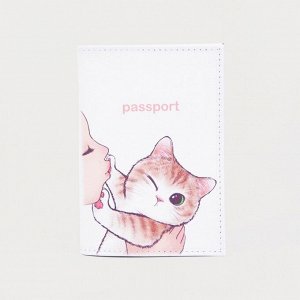 Обложка для паспорта, цвет белый 6966415