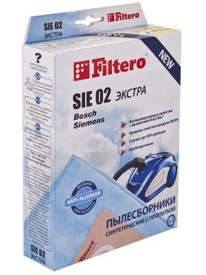 Sie 02 (4) экстра пылесборники filtero