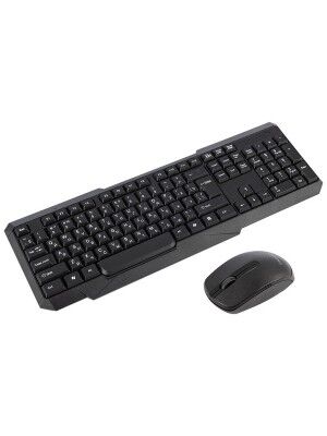 100419 комплект беспроводная клавиатура и компьютерная мышь energy ek-011se