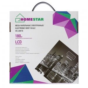 Весы напольные homestar hs-6001e (003845)