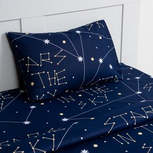 Постельное бельё Этель 1,5 сп "Stars in the sky" 143х215 см, 150х214 см, 50х70 см -1 шт, 100% хлопок