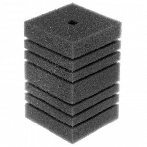 Губка прямоугольная запасная для фильтра турбо №21, 10х10х16 см