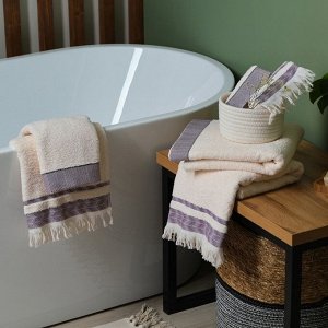 Полотенце махровое LoveLife «Бриз» 50х80 см, гранатовый, 100% хлопок, 500 гр/м2
