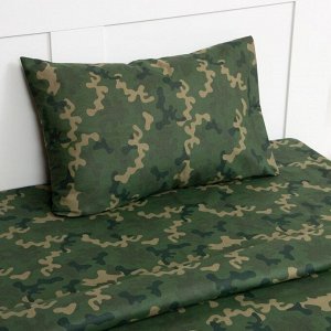 Постельное бельё 1.5-спальное «Этель» Military, бязь