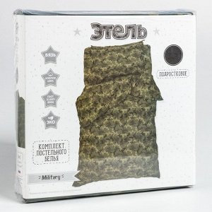 Постельное бельё 1.5-спальное «Этель» Military, бязь