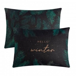 Комплект наволочек «Этель» Winter, 50x70 см, 2 шт., бязь, хлопок 100%