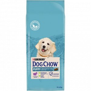 Сухой корм DOG CHOW PUPPY для щенков, ягненок, 14 кг